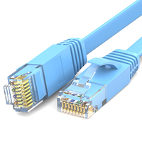 Câble Réseau Plat RJ45 UTP FTP Cat5e Cat6 Cat7 Cat 8 de 0,5 à 50m – Cordon Patch Ethernet LAN