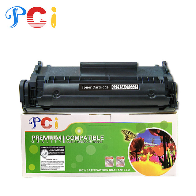 PCI Q2612A 12A 2612A 2612 CRG303 CRG-303 черный совместимый тонер-картридж для HP FX9 fx10 104 103 303 703 для canon LBP3000/2900