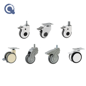 <span class=keywords><strong>Roulette</strong></span> de <span class=keywords><strong>lit</strong></span> d'hôpital 125 mm TPE <span class=keywords><strong>Roulette</strong></span> médicale Avec Frein roue de <span class=keywords><strong>roulette</strong></span> à vis de verrouillage lisse - Product Image 6
