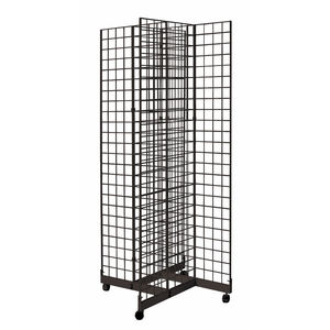 Étagère métallique en fil <span class=keywords><strong>de</strong></span> fer noir thermolaqué pour magasin <span class=keywords><strong>de</strong></span> détail, avec panneau organisateur en maille – Prix promotionnel avec coupon <span class=keywords><strong>de</strong></span> <span class=keywords><strong>réduction</strong></span> - Product Image 1