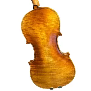 SurpassMusica nuovo violino fatto a mano 4/4,3/4,1/8 spirito verniciato strumento a corde solido abete rosso acero suono potente