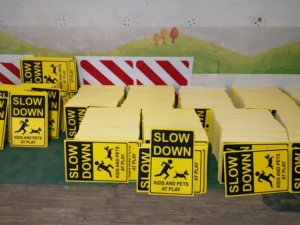 Señales de tráfico de estilo personalizado, seguridad vial plegable y precaución, señal de tráfico vial, señales de calle - Product Image 3
