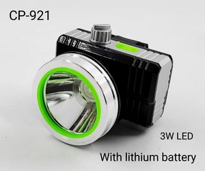 Faro delantero led con interruptor de volumen, <span class=keywords><strong>linterna</strong></span> recargable con batería de litio de 3 w/5 w - Product Image 2