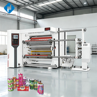 Machine de découpe et de rembobinage horizontale à haute efficacité pour ruban BOPP, ruban de masquage, ruban adhésif et ruban adhésif double face