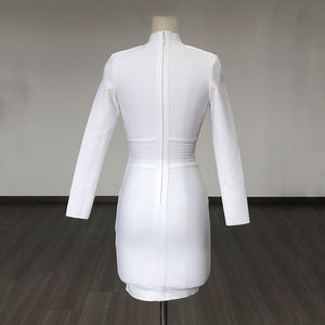 LS2295 Kimshein kadınlar için yüksek moda elbise lüks kokteyl bandaj elbiseler uzun kollu balo kıyafetleri - Product Image 6