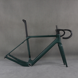 Carbon <b>Frame</b> Disc Gravel Bike Full Hidden Cable Part Carbon Fiber T1000 T4 700X50C Frameset <b>Paint</b> PT560C GR048 - Product Image 4