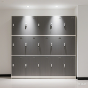 Armario Compacto Laminado de Acero Inoxidable Moderno y Ecológico de Doble Puerta, Garantía de 5 Años, Resistente a la Humedad, al Fuego y al Agua, Villa 2 Compac - Product Image 5