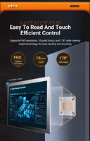 PC Todo en Uno Industrial de 10.1~27 Pulgadas con Montaje en Pared/Escritorio, CPU Intel I5 de 10.ª Generación, Win10/11, Panel Táctil Industrial Resistente al Agua IP65