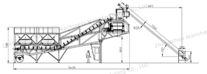 60m 3/<span class=keywords><strong>h</strong></span> ana bilgisayar mobil karıştırma tesisi prefabrik beton karıştırıcı tam otomatik beton hareketli çimento harcı karıştırma istasyonu - Product Image 3