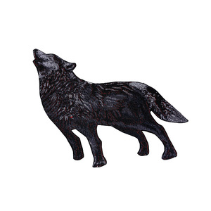 Chaqueta de Motociclista para Hombre, Diseño Creativo de Animación con Logotipo de Lobo Bordado en Alambre Metálico de Alta Gama, Multielementos, Estilo Moderno - Product Image 3