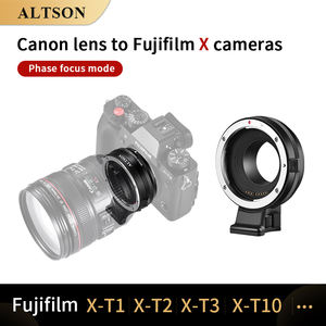 Adaptador de Lente de Cámara ALTSON EF-FX de Aleación de Aluminio+ABS para Lentes Auto EF/EF-S y Cámaras Fujifilm con Montura X (XT1/XT3/<span class=keywords><strong>XT4</strong></span>/X Pro) - Product Image 3