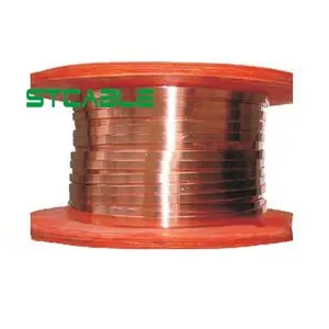 Fio de enrolamento de cobre esmaltado, fio quadrado retangular, esmalte, plano, para transformador, bobina, preço de enrolamento