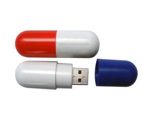Usb 2.0 3.0 a forma di capsula di plastica Flash Drive fashion USB Memory Stick regalo promozionale - Product Image 5