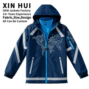 Giacca <span class=keywords><strong>da</strong></span> ciclismo antivento a collo alto giacca <span class=keywords><strong>da</strong></span> Golf foderata calda anti-uv protezione solare antipioggia cappotto <span class=keywords><strong>da</strong></span> Snowboard - Product Image 1