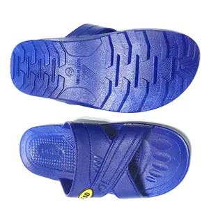 ALLESD China Professional Supplier MSDS TDS Approved Unisex Electrostatic Discharge Work ESD Slippers