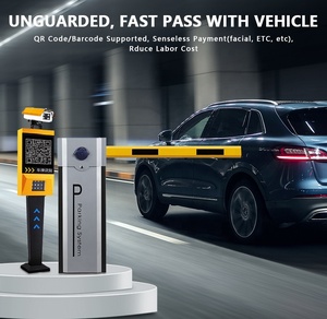 Barriere scorrevoli automatiche RFID manuali in alluminio bianco Karsun per parcheggi e applicazioni alberghiere - Barriera automatica a braccio - Product Image 3