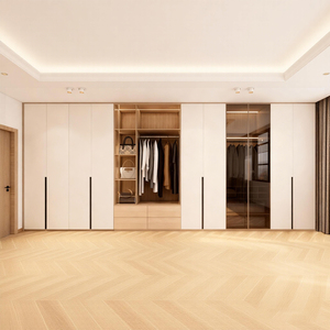 Armadio su Misura BALO, in Legno Massello e MDF, Ecologico e Durevole, Ampio Spazio di Stoccaggio, per Hotel - Product Image 3