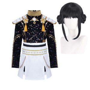 大人女性向けファンシーステージ衣装 ルミ・ミラ・ゾイ シンガー コスチューム ブラックセット AOKG-170 - Product Image 2