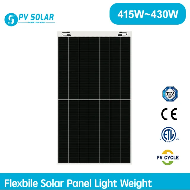 Flexible Solarpanels 400 W 420 W 430 W 440 W leichtes Solarpanel Sunman 450 Watt flexible Solarpanels