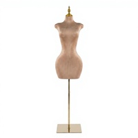 Mannequins Tailleur avec torse et base 1/2 Torse Mannequin Femme Tailleur Blanc Lady Mannequins Tailleur avec torse et base