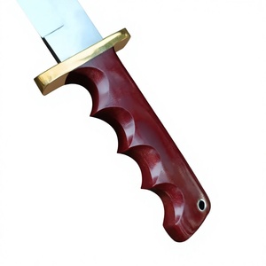 Premium Damascus Steel Straight Edge Clip Point Camping Bowie <b>Knives</b> <b>Bone</b> <b>Handle</b> OEM Logo bowie <b>Knife</b> - Product Image 3