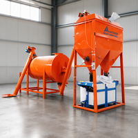 Nouvelle Centrale de Prémélange de Mortier Polymère Sec HC avec Boîte de Vitesses Manuelle et Automatique Simple, Caractéristiques Personnalisables, Haut Rendement, Faible Coût