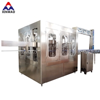 Ligne de production de machines d'embouteillage de pur eau minérale certifiées CE 4000BPH 2L