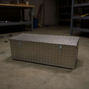 Caja de herramientas de aluminio a cuadros Ttake de 80x35x30 cm para uso en taller - Product Image 3