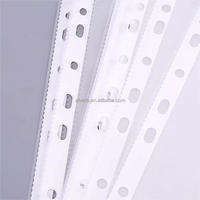 Protector de Hojas Transparente Brillante Impermeable para Documentos de Oficina y Escuela, 50 Micras, Tamaño A4, 11 Agujeros, Bolsa de Archivo de PP