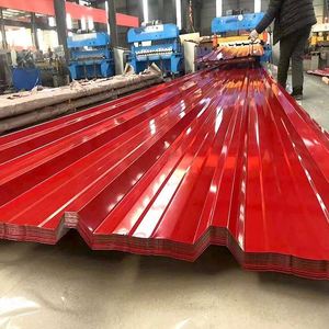 แผ่นโลหะลูกฟูกเคลือบสีแผ่นหลังคาสังกะสีลูกฟูก - Product Image 2