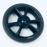 Roue de poussette pour bébé de 6 pouces, roue en plastique EVA pour poussette de bébé