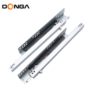 DONGGANG Correderas <span class=keywords><strong>para</strong></span> <span class=keywords><strong>cajones</strong></span> de estudio de instalación inferior con <span class=keywords><strong>cierre</strong></span> <span class=keywords><strong>lento</strong></span> de 2 pliegues - Product Image 4