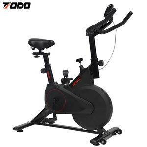 Bicicleta de Ciclismo Indoor con Correa de Acero, Capacidad de Carga de 100 kg, Asiento y Manillar Ajustables en 5 Posiciones, Resistencia de Contacto Directo, Pantalla LCD TD02- - Product Image 2