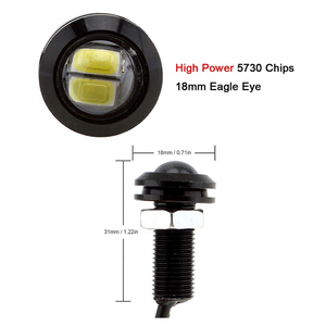 Lelanpu loại mới EAGLE EYE 3smd 5630 chip DRL EAGLE EYE <span class=keywords><strong>LED</strong></span> sương mù lái xe ánh sáng phụ kiện xe hơi cho xe - Product Image 6