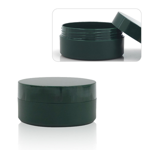 Pot de crème <span class=keywords><strong>cosm</strong></span>étique en plastique Pet Transparent avec couvercle en plastique aluminium pour <span class=keywords><strong>cosm</strong></span>étique, 60ml, 100ml, 150ml, 250ml, 300ml, populaire - Product Image 1