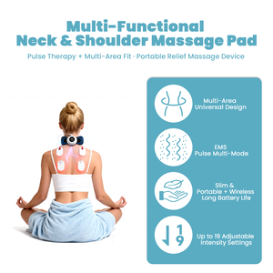 Parche de Masaje Corporal Tens, <span class=keywords><strong>Mini</strong></span> Almohadilla de Masaje con Adhesivo, Nuevo Masajeador Multifuncional para Terapia y Estiramiento de Cuello - Product Image 2