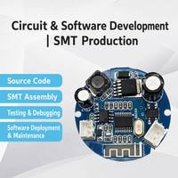 Carte de contrôle audio intelligente AI BLE PCBA, carte de circuit imprimé personnalisée pour haut-parleur AI, solution matérielle audio PCBA