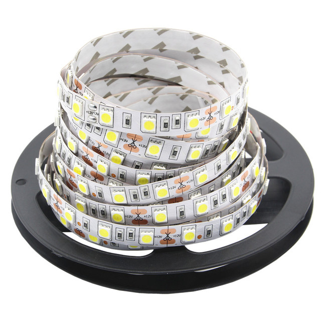 Led Strip 5050 RGB Lights DC12V Flexible Home Decoration Lighting Waterproof RGB/White/Warm White/Blue/Green/Red