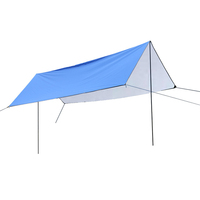 Di Động Ngoài Trời Không Thấm Nước Mưa Fly Tarp Lều & Bãi Biển Dù Để Che Nắng Tarp Chống UV Vườn Mái Hiên Sun Shelter
