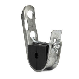 ขายึดสายไฟเบอร์ออปติก ADSS แบบจุ่มสังกะสีร้อน ยี่ห้อ Quan Pham J ผลิตจากเหล็ก AISI 1018 พร้อมโลโก้สั่งทำ - Product Image 1