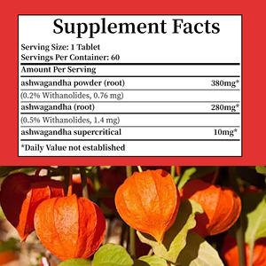 Tabletas de Ashwagandha OEM que Ayudan a Equilibrar Emociones, Dormir Mejor y Aliviar el Estrés, Suplemento con Polvo de Ashwagandha para Apoyo y Energía - Product Image 2