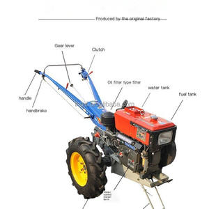 Motoculteur rotatif diesel à haute puissance Machine de charrue agricole multifonctionnelle pour le désherbage des fossés Tracteur de tournage de sol - Product Image 3
