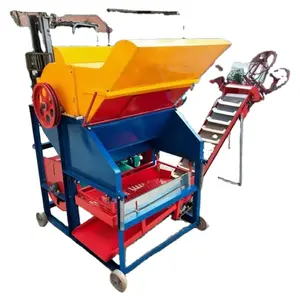 Máquina recolectora de maní húmedo y seco de alimentación automática, cosechadora de maní, máquina recolectora de maní en Sudán