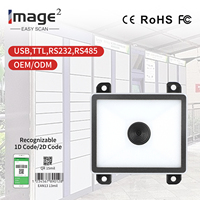 Módulo Escáner de Códigos de Barras 1D 2D QR PDF417 con Obturador Global CMOS Integrado, Interfaz USB RS232 RS485 TTL, Lector de Códigos de Barras OEM ODM