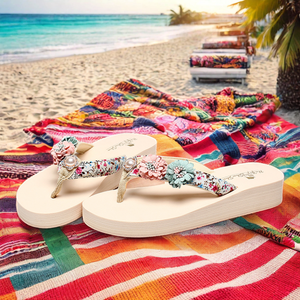 Suola EVA impermeabile stampata per uso interno esterno nuovo Design estate ciabatte <span class=keywords><strong>tacco</strong></span> alto in gomma ciabatte <span class=keywords><strong>infradito</strong></span> - Product Image 6