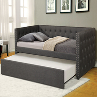 Sofá cama Convertible de esquina, mueble Convertible con almacenamiento, litera de madera elástica, diseño moderno para habitación, cajón de dormitorio