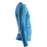 Rashguard de canoë-saille sublimé pour homme, manches longues, col rond, UPF50+, impression de logo personnalisé pour équipe et club