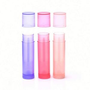 Envase de Bálsamo Labial de Plástico PP de Marca Privada, Tubo de Lápiz Labial con Tapa de Rosca, Transparente, Blanco, Negro, 4g 5g, Envase Cosmético con Serigrafía - Product Image 2
