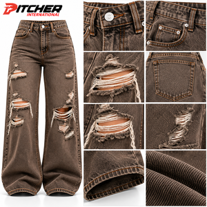 Fournisseur en gros de jeans en denim pour femmes, denim en coton pour les détaillants de mode internationaux, approvisionnement en marque privée - Product Image 6