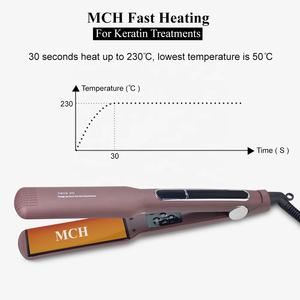 1,5 дюймов 3D плавающая пластина выпрямитель для волос с ЖК-дисплеем, турмалин, титановый 230 градусов, каштановый утюжок для волос - Product Image 3